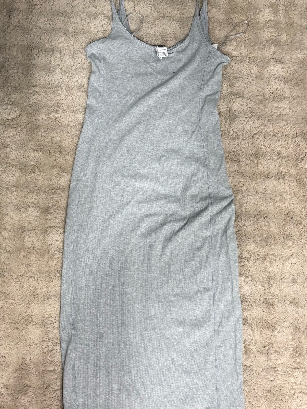 NWT Victoria's Secret Light Grey Maxi Slip Dress